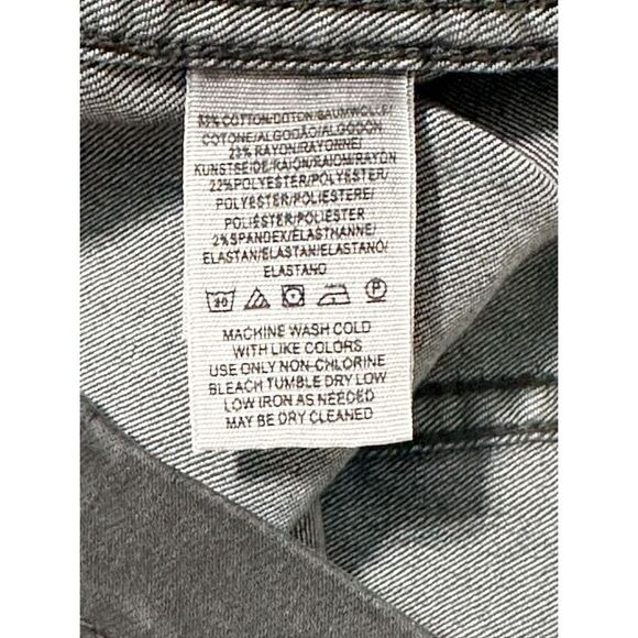 Free People Women's Modern Femme Denim Stretch A-Line Casual Mini Skirt Size 10 - Picture 6 of 7